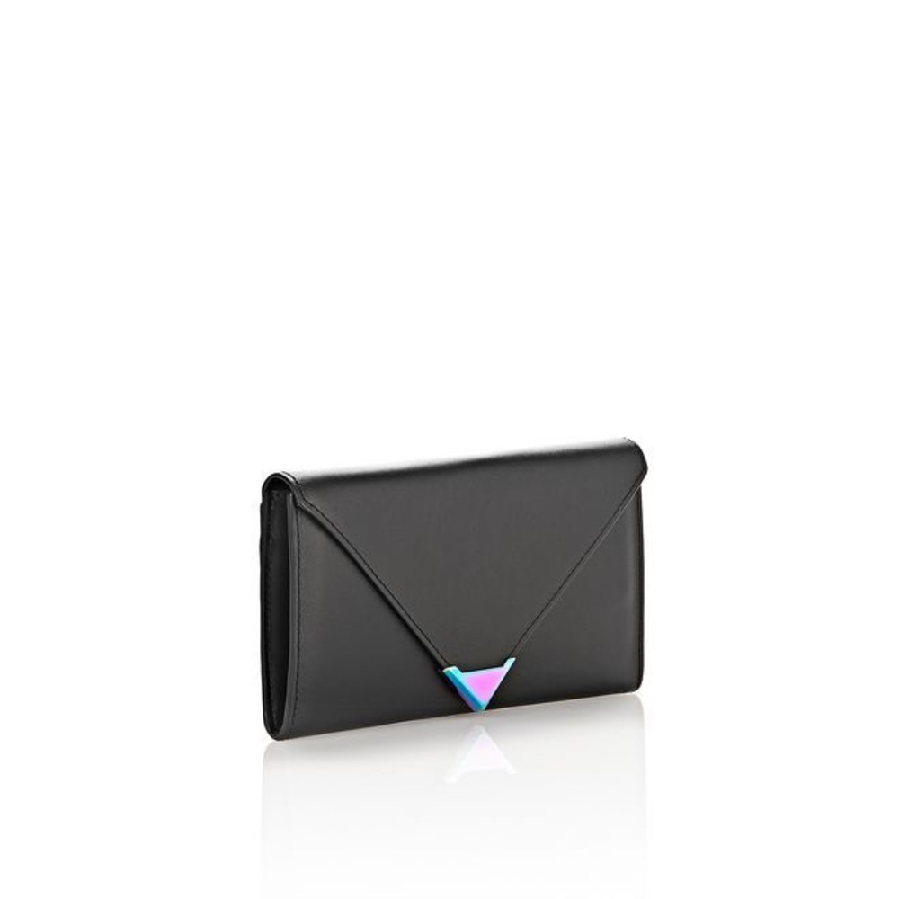 Alexander Wang Black Leather Prisma Wallet.